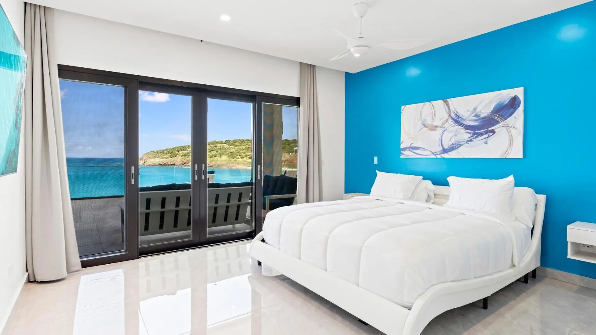 Сasa de vacaciones Luxury Indigo Oceanfront Terrace Villa Koolbaai